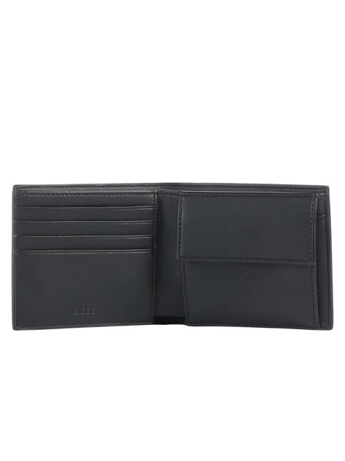 Portafoglio blu in pelle sintetica Hugo Boss | 50536093405